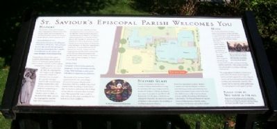 St. Saviour's Episcopal Parish Welcomes You Marker image. Click for full size.