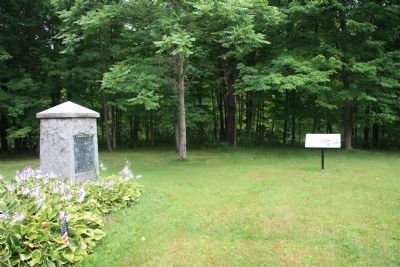 Preserving a Memorial Park Marker. Click for full size. Preserving a Memorial Park Marker image. Click for full size.