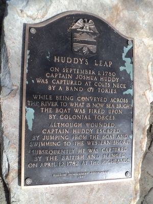 Huddys Leap Marker. Click for full size. Huddys Leap Marker image. Click for full size.