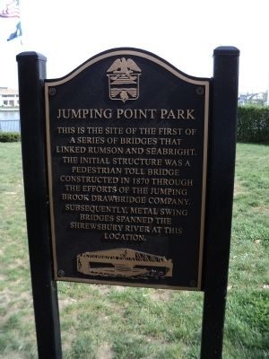 Jumping Point Park Marker. Click for full size. Jumping Point Park Marker image. Click for full size.