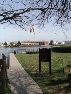 Marker in Rumson. Click for full size. Marker in Rumson image. Click for full size.