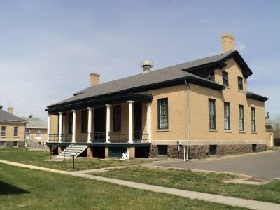 Mess Hall at Fort Hancock. Click for full size. Mess Hall at Fort Hancock image. Click for full size.