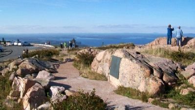 Stephen Tyng Mather Marker at Cadillac Mountain. Click for full size. Stephen Tyng Mather Marker at Cadillac Mountain image. Click for full size.