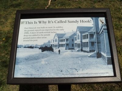 This Is Why It’s Called Sandy Hook! Marker image. Click for full size.