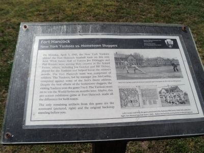 New York Yankees vs. Hometown Sluggers Marker. Click for full size. New York Yankees vs. Hometown Sluggers Marker image. Click for full size.