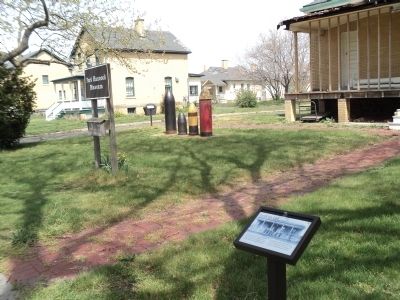 Marker in Fort Hancock. Click for full size. Marker in Fort Hancock image. Click for full size.