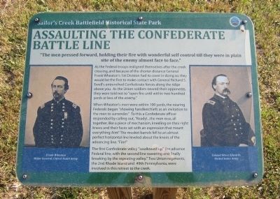 Assaulting the Confederate Battle Line Marker image. Click for full size.