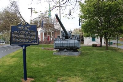 View of the marker, looking east.. Click for full size. View of the marker, looking east. image. Click for full size.