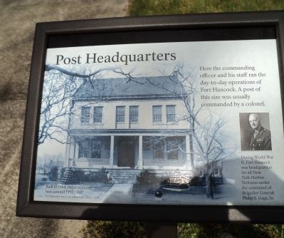 Post Headquarters Marker image. Click for full size.