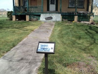 Marker at Fort Hancock. Click for full size. Marker at Fort Hancock image. Click for full size.