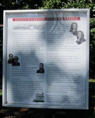 About Hampden-Sydney College Marker image. Click for full size.