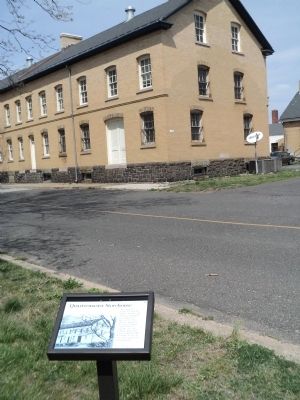 Marker in Fort Hancock image. Click for full size.