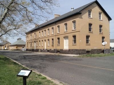 Fort Hancock's Quartermaster Storehouse image. Click for full size.