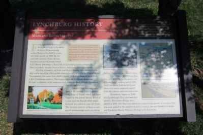 Lynchburg History Marker. Click for full size. Lynchburg History Marker image. Click for full size.