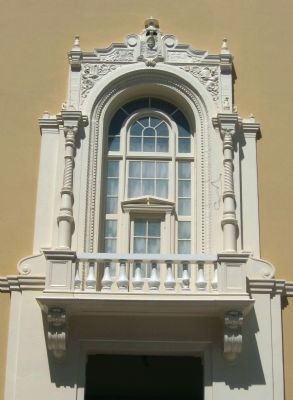 Armstrong College Building - detail, south side image. Click for full size.