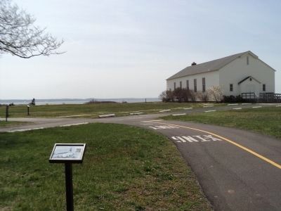 Post Chapel and Marker image. Click for full size.