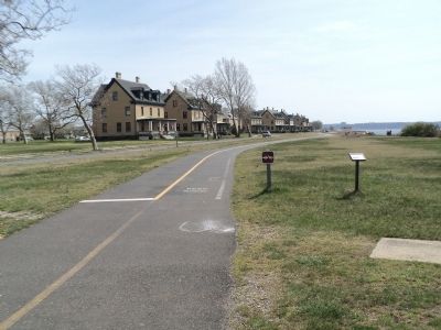 Officers Row Marker. Click for full size. Officers Row Marker image. Click for full size.