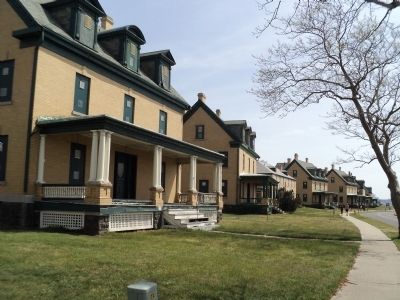 Houses on Officers Row. Click for full size. Houses on Officers Row image. Click for full size.