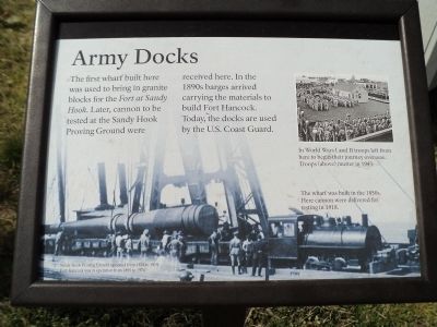 Army Docks Marker image. Click for full size.