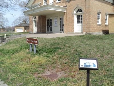 Marker in Fort Hancock. Click for full size. Marker in Fort Hancock image. Click for full size.