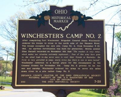 Winchester's Camp No. 2 / Preston Island Marker. Click for full size. Winchester's Camp No. 2 / Preston Island Marker image. Click for full size.