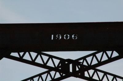 Detail of rail road bridge. image. Click for full size.