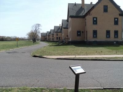 Marker at Barracks Row. Click for full size. Marker at Barracks Row image. Click for full size.