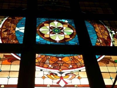 Science Hall Leaded Glass Window image. Click for full size.