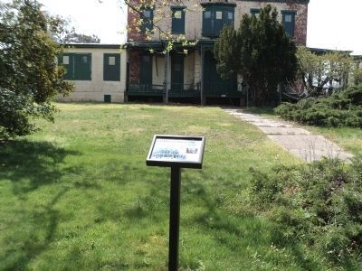 Marker in Fort Hancock. Click for full size. Marker in Fort Hancock image. Click for full size.