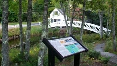 Linking oceans, rivers and lakes Marker. Click for full size. Linking oceans, rivers and lakes Marker image. Click for full size.