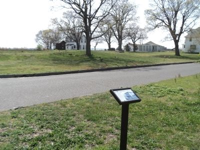 Site of Master Mechanic’s Quarters Marker. Click for full size. Site of Master Mechanic’s Quarters Marker image. Click for full size.