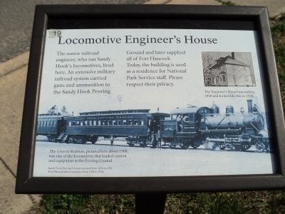 Locomotive Engineers House Marker image. Click for full size.