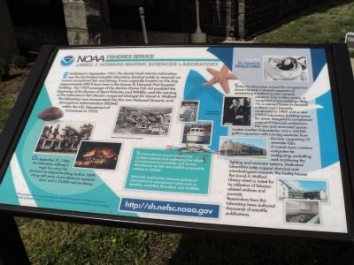 NOAA Fisheries Service Marker image. Click for full size.