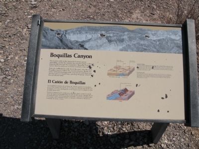 Boquillas Canyon Marker image. Click for full size.