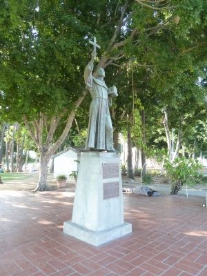 Father Junipero Serra Markers and Statue image. Click for full size.