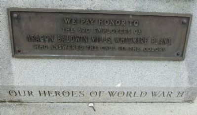 Our Heroes of World War II Marker image. Click for full size.