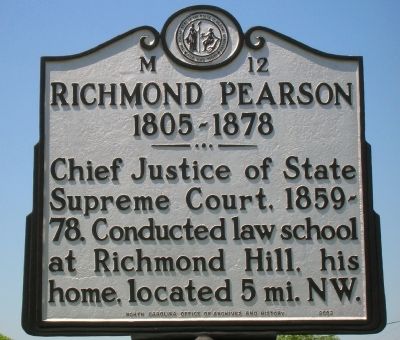 Richmond Pearson Marker. Click for full size. Richmond Pearson Marker image. Click for full size.