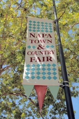 Napa Town & Country Fair Flagpole Banner image. Click for full size.