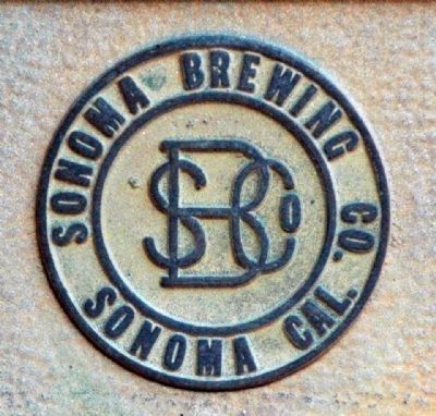 Sonoma Brewing Company Logo, Plaque Detail image. Click for full size.