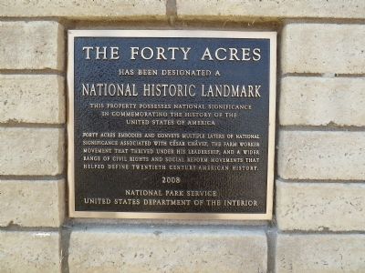 The Forty Acres Marker image. Click for full size.