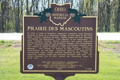 Prairie Des Mascoutins / Damascus Marker image. Click for full size.