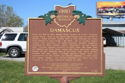 Prairie Des Mascoutins / Damascus Marker image. Click for full size.