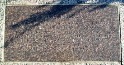 Larry Brown Marker. Click for full size. Larry Brown Marker image. Click for full size.