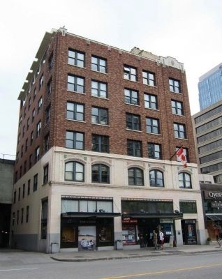 Randall Building and Marker image. Click for full size.