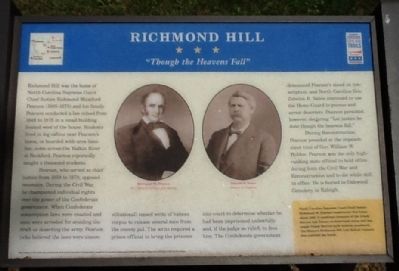Richmond Hill Marker. Click for full size. Richmond Hill Marker image. Click for full size.