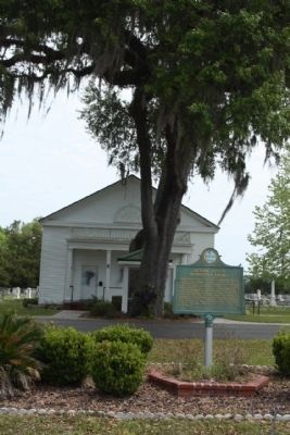 Bethel United Methodist Church and Marker image. Click for full size.