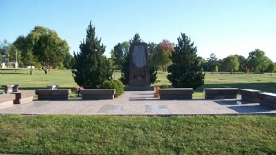 Dr. James Naismith Memorial image. Click for full size.