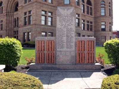 Full View - - Blackford County W.W. II Honor Roll Marker image. Click for full size.