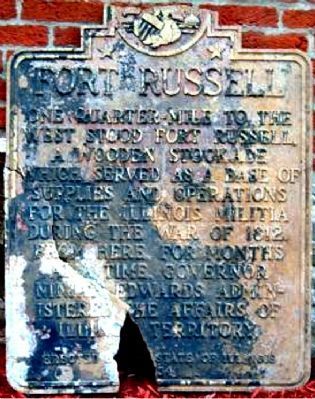 Fort Russell Marker image. Click for full size.