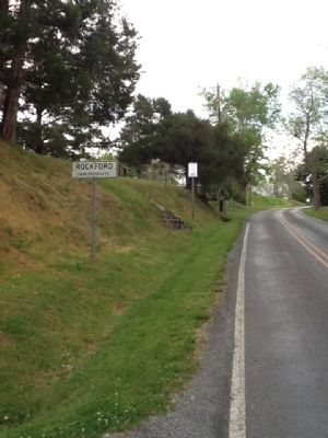 Civil War Trails sign on Rockford Rd.. Click for full size. Civil War Trails sign on Rockford Rd. image. Click for full size.